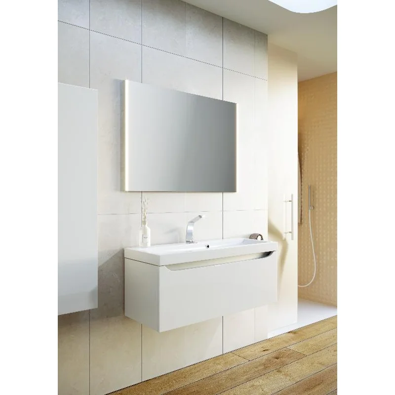Тумба под раковину Aqwella Verona 80, подвесная, белый, Ver.01.08/W