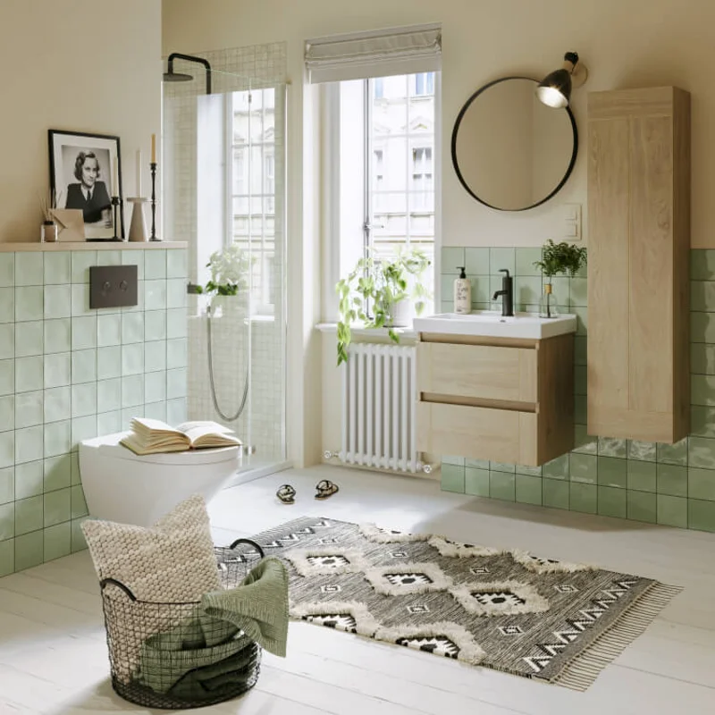 Пенал Aqwella Astrid AST0535DD, 35 см, подвесной, цвет дуб давос