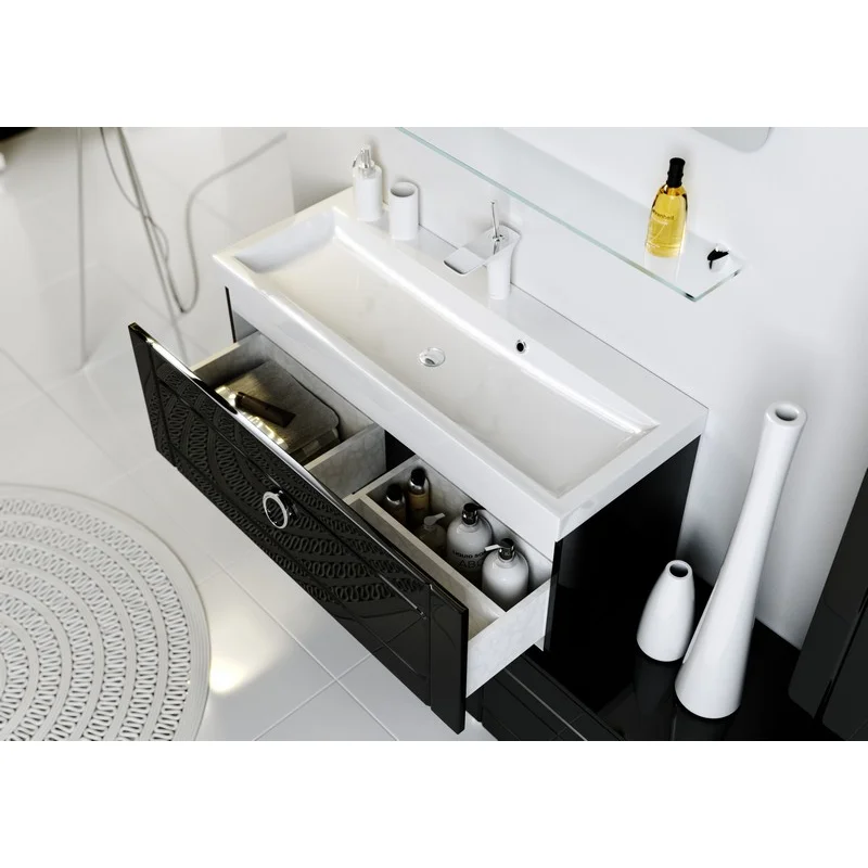 Тумба под раковину Aqwella Infinity 80, подвесная, белый, Inf.01.08/001