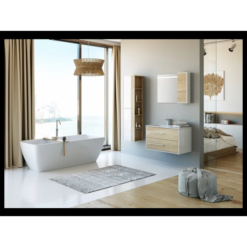 Зеркало Aqwella 5 Stars Майами 75 Mai.02.07 с подсветкой