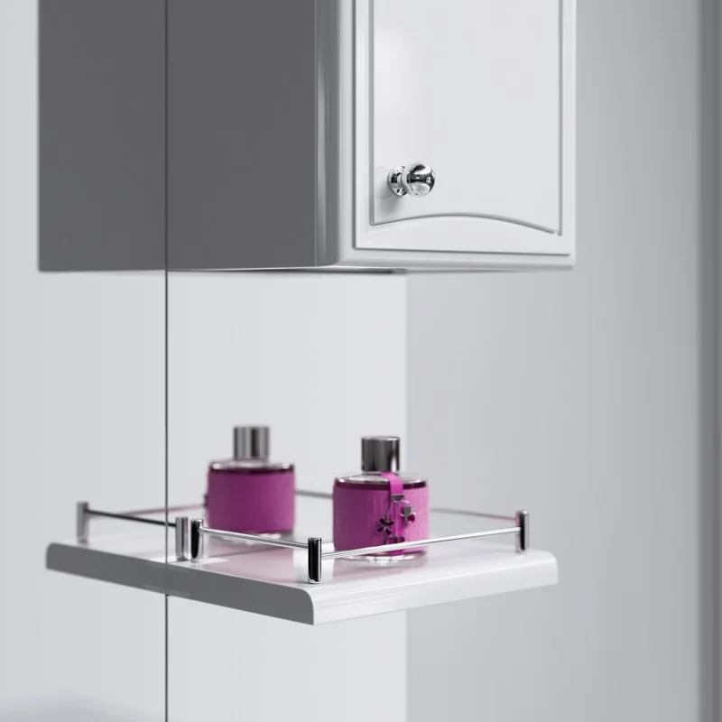 Тумба под раковину Aqwella Барселона 65, напольная, белый, BA0106K