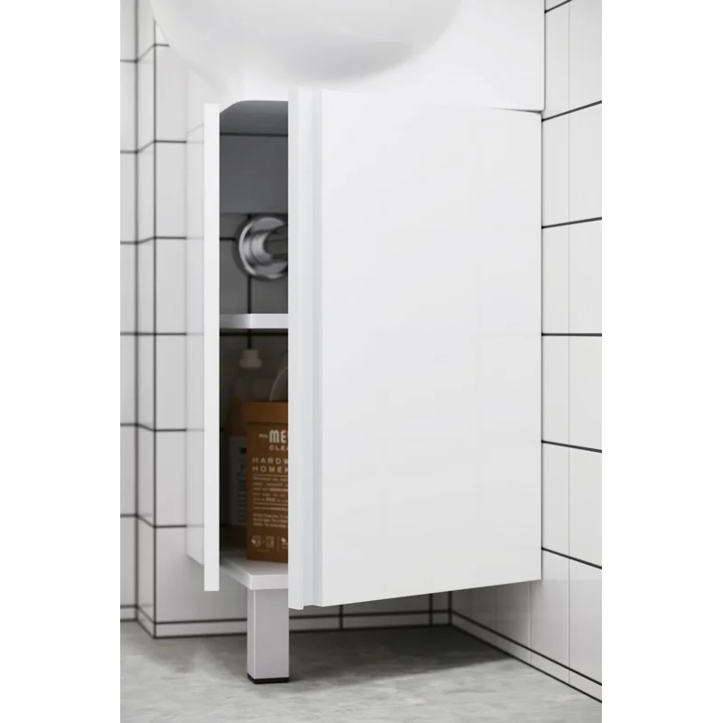 Тумба под раковину Aqwella Porto 45 см напольная, белый, POR0104WW