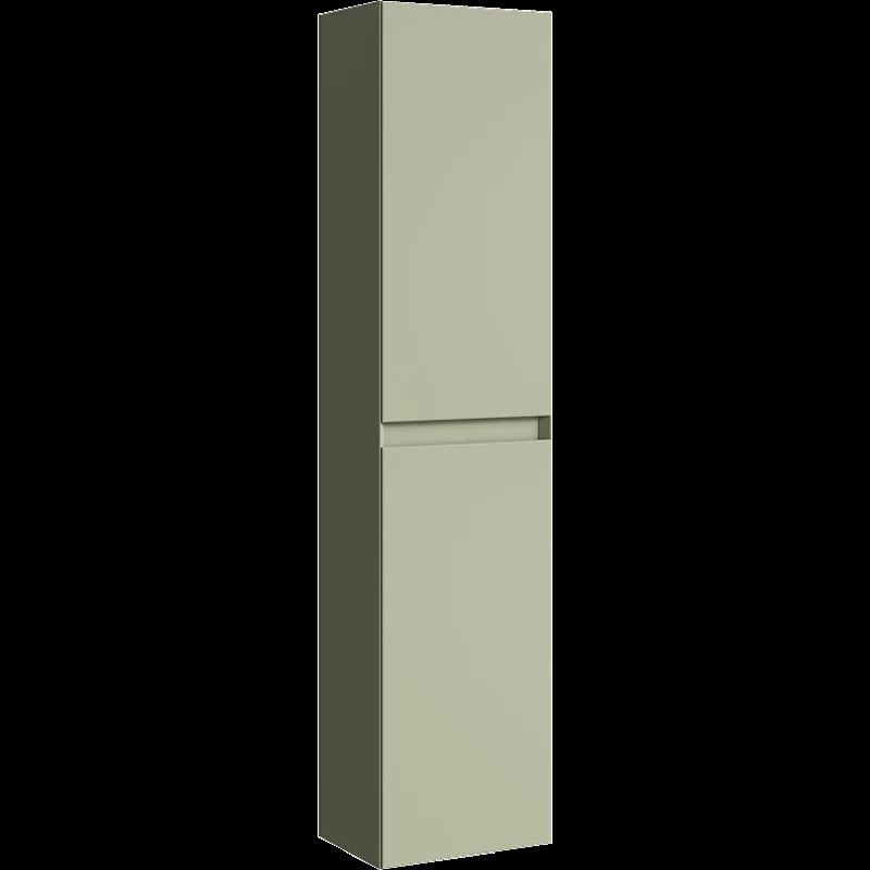 Подвесной пенал Aqwella Geometria 150x35см с двумя дверьми в цвете шалфей зеленый Подвесной пенал Aqwella Geometria 150x35см с двумя дверьми в цвете шалфей зеленый