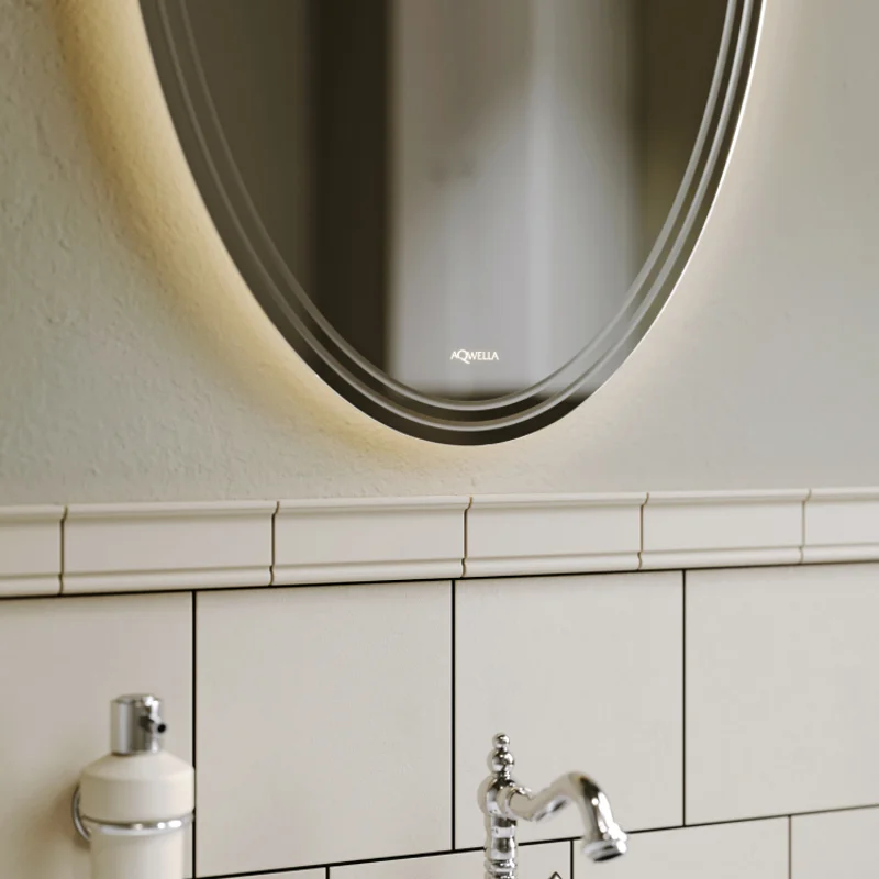 Зеркало Aqwella Orion 55 OR0255H с подсветкой и подогревом с бесконтактным выключателем