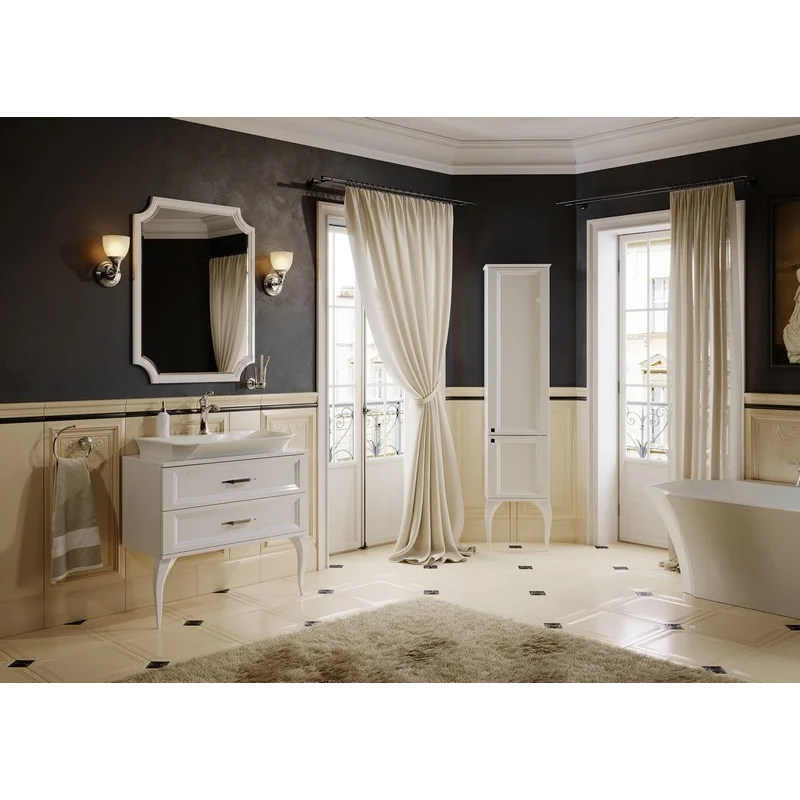 Зеркало Aqwella 5 Stars La Donna 72 LAD0207W Белый