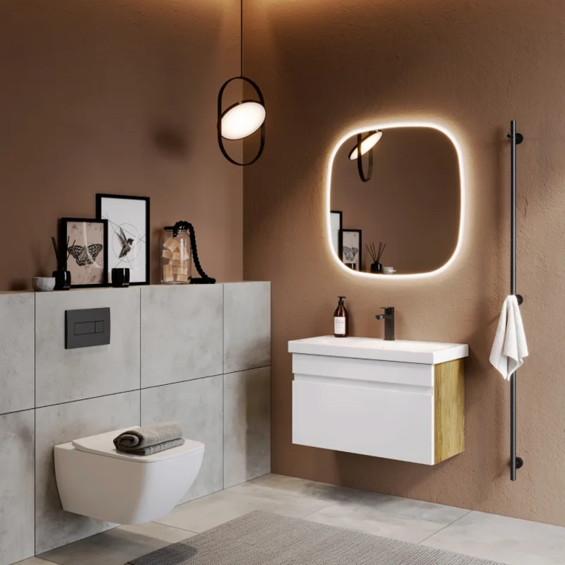 Зеркало Aqwella Aura A 100 AUR0210AH с подсветкой с бесконтактным выключателем