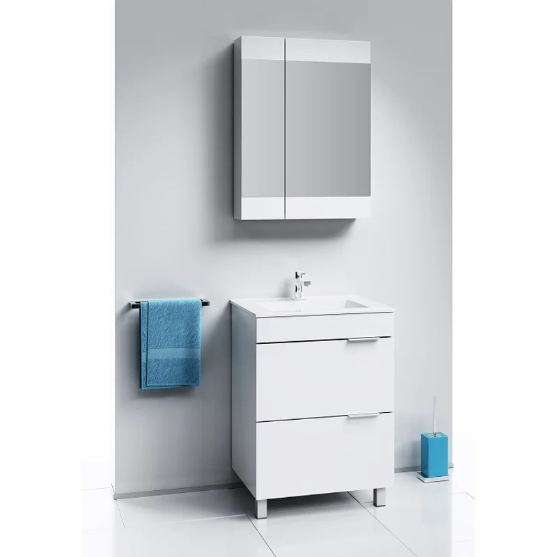 Зеркальный шкаф Aqwella Бриг 60 Br.04.06/W Белый