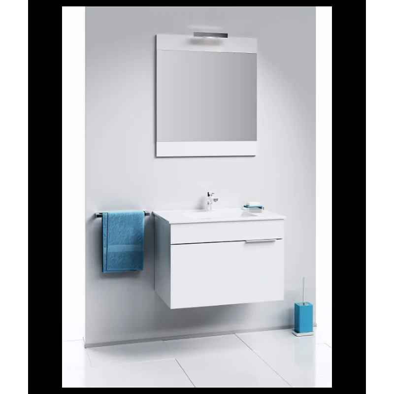 Тумба под раковину Aqwella Бриг 75, подвесная, белый, Br.01.07/1/W