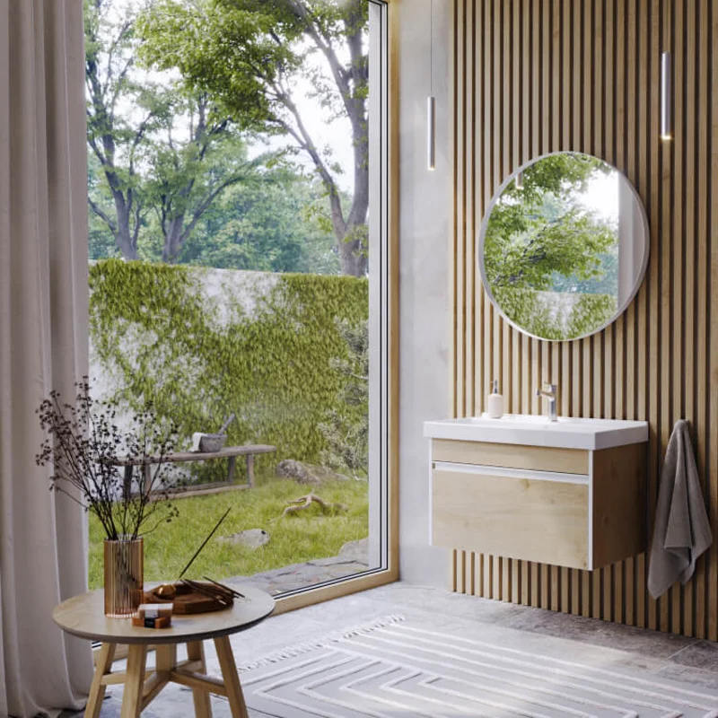 Тумба под раковину Aqwella Urban URB0110DD, 100 см, подвесная, цвет дуб давос