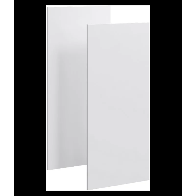 Пенал Aqwella Mobi 35 см, фасад белый, корпус бетон светлый, MOB0535BS+MOB0735W