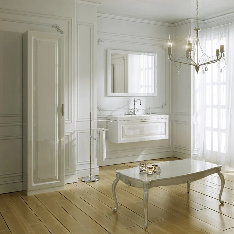 Зеркало Aqwella 5 Stars Империя 100 Emp.02.10/W Белый