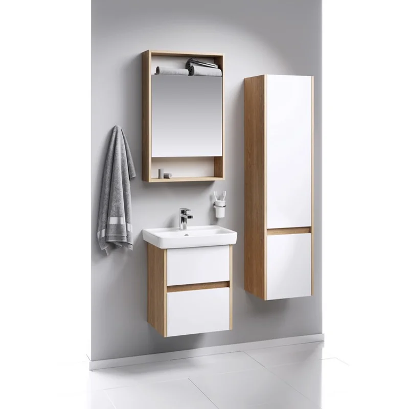 Пенал Aqwella Сити 35 см, подвесной, дуб балтийский, универсальный, SIT0535DB