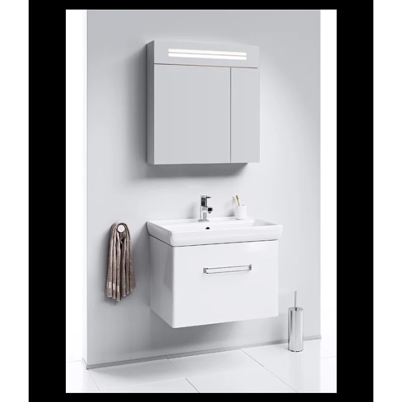 Тумба под раковину Aqwella Нео 70, подвесная, белый, Neo.01.07/1