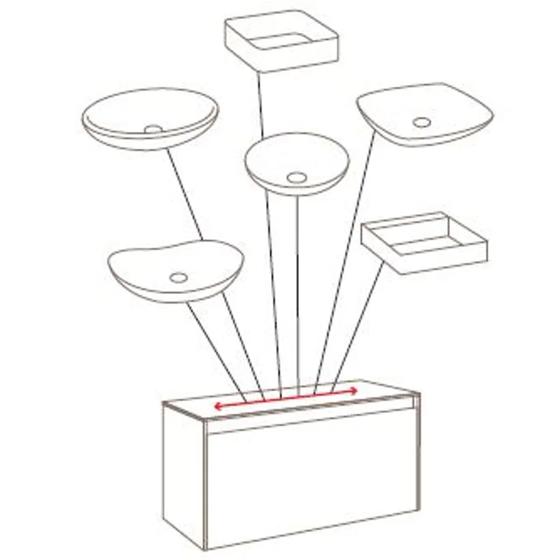 Тумба под раковину Aqwella Mobi MOB0106BS+MOB0706DB, 60 см, подвесная, цвет бетон светлый/дуб балтийский