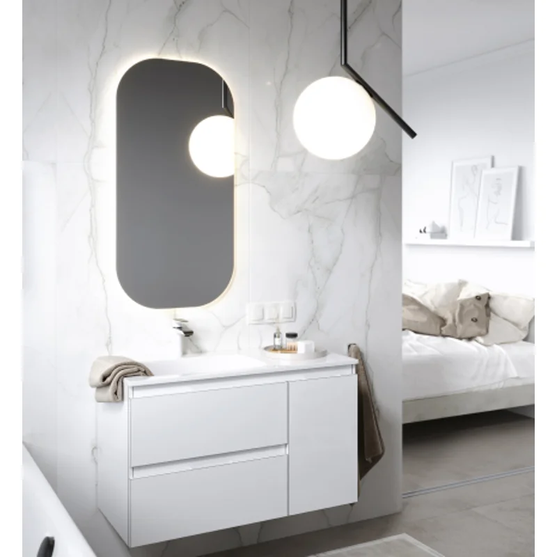 Зеркало Aqwella Soul 55 SOUL0255 с подсветкой с бесконтактным выключателем