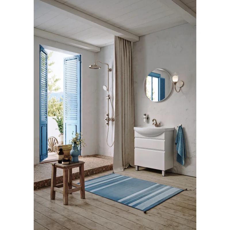 Тумба под раковину Aqwella Rodos ROD01062N, 65 см, напольная, цвет белый