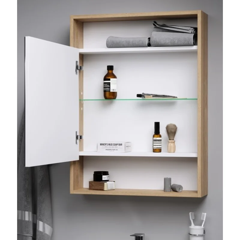 Зеркальный шкаф Aqwella Сити SIT0405DB 50, дуб балтийский