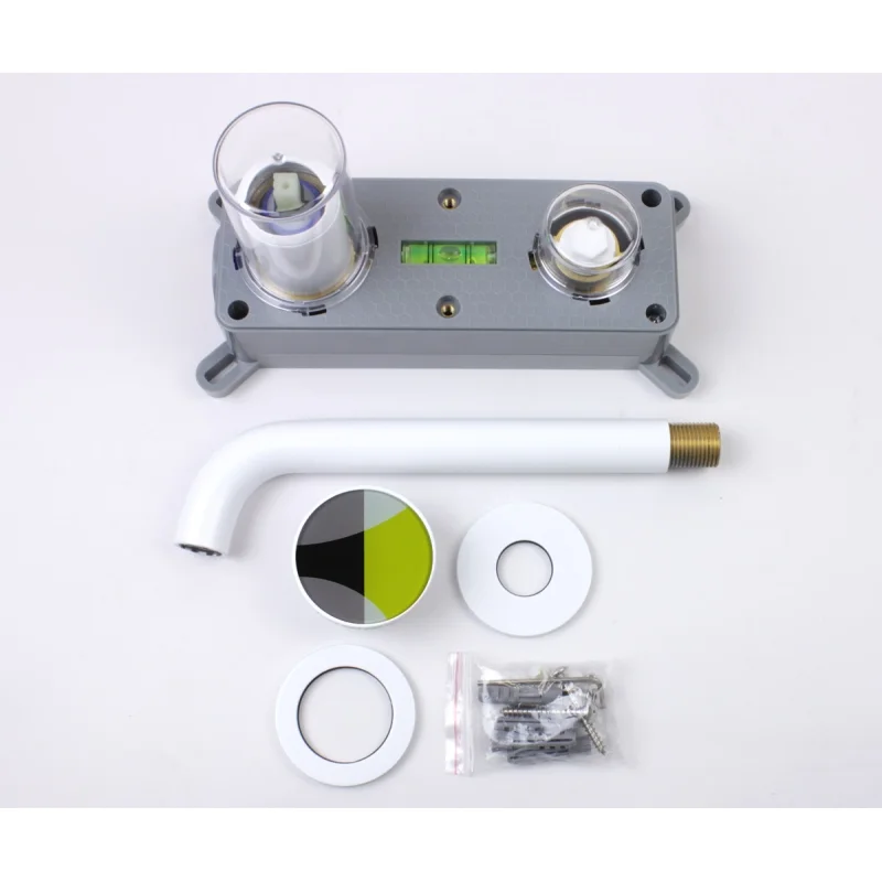 Смеситель Bronze de Luxe OMG, для раковины, цвет белый/желтый, 9007W-Y