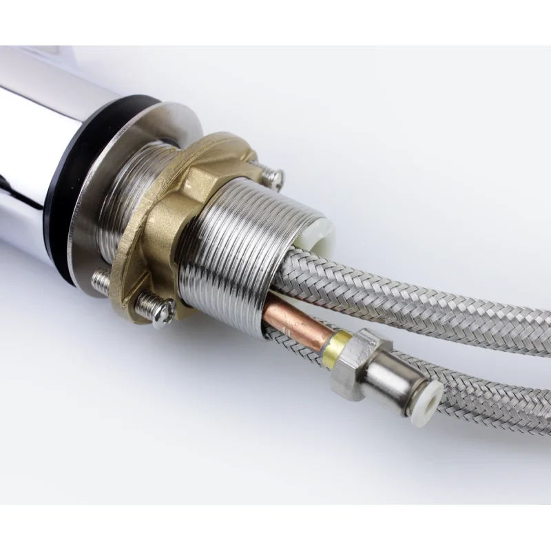 Смеситель Bronze de Luxe Optimal 10188 для раковины с ирригатором, хром