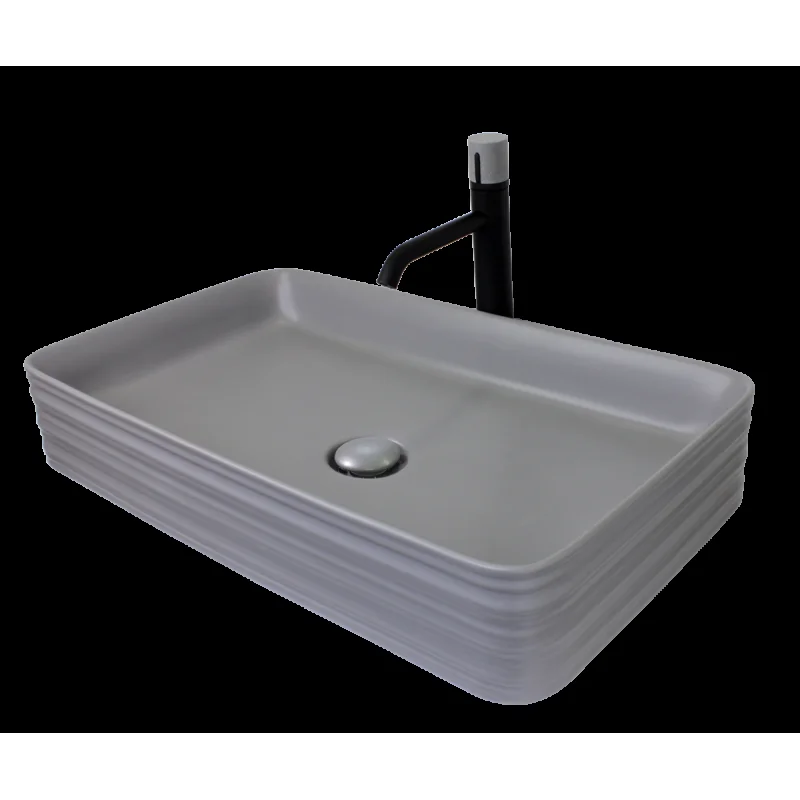 Раковина-чаша Bronze de Luxe Trend 66 1363-MG Серая