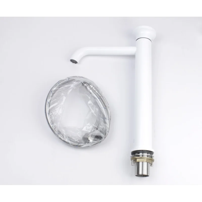 Смеситель для раковины Bronze de Luxe OMG 9008W-R, белый/красный