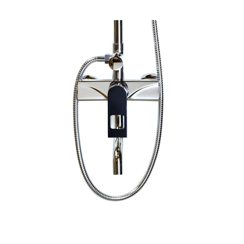 Душевая система Bronze de Luxe Element EL77CB Хром Черный матовый