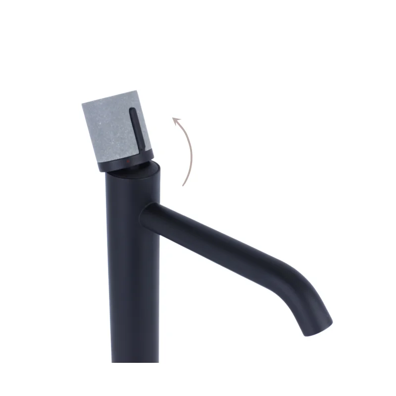 Смеситель для раковины Bronze de Luxe Focus 24615BG, черный матовый