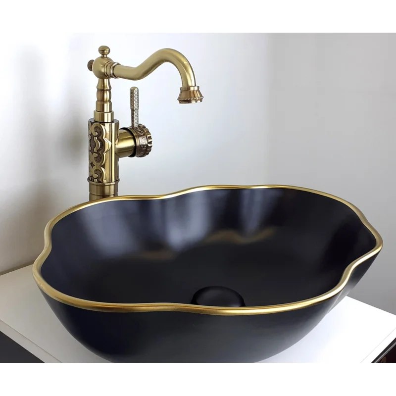 Раковина чаша Bronze de Luxe Black Orchid 1395, черный