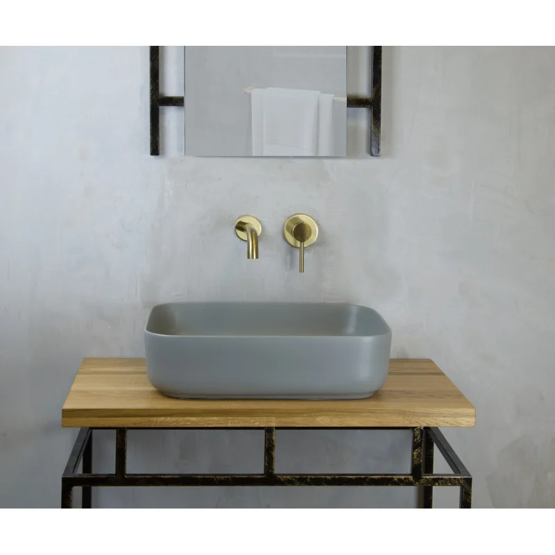 Раковина чаша Bronze de Luxe SCANDI 6127-GM, серый