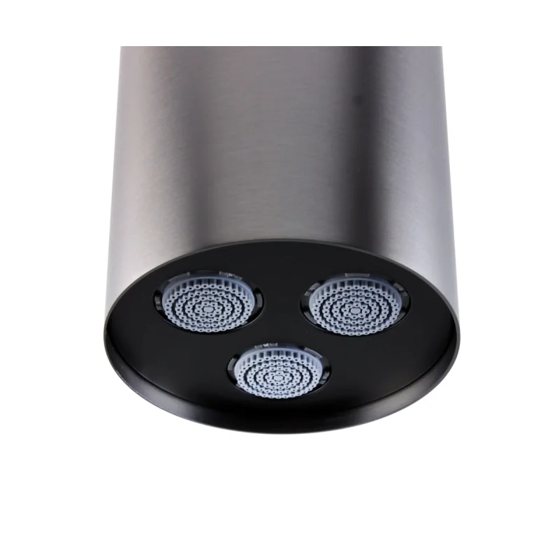 Душевая система встраиваемая Bronze de Luxe LIBERTY 5011GG-S, графит