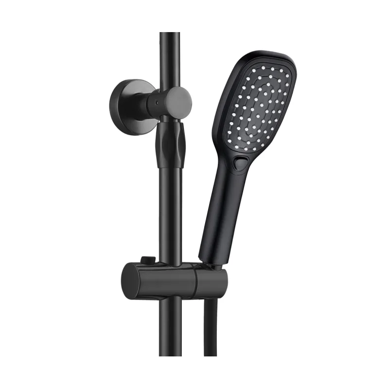 Душевая система Bronze de Luxe Avantgarde 2039RGB Черная Розовое золото