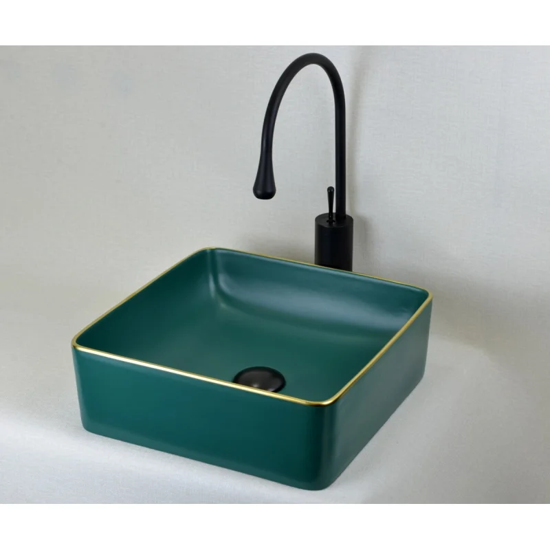 Раковина чаша Bronze de Luxe Golden Meadow 1063, зеленый