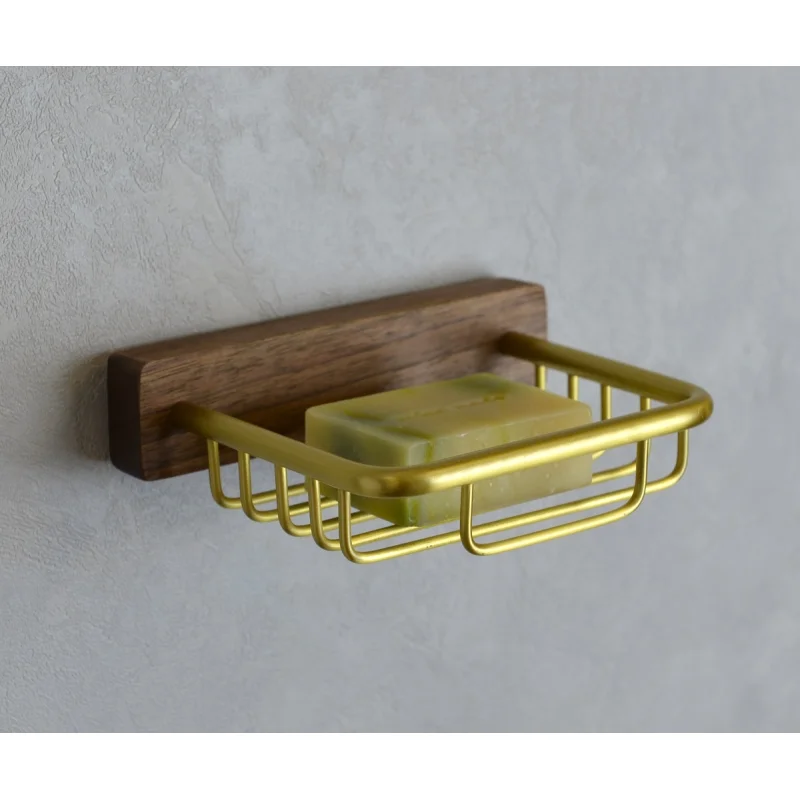 Мыльница Bronze de Luxe Forest 10703G Орех Золото матовое