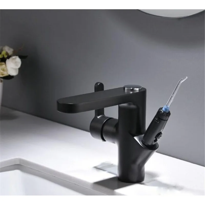 Смеситель для раковины Bronze de Luxe Optima 10188B Черный матовый