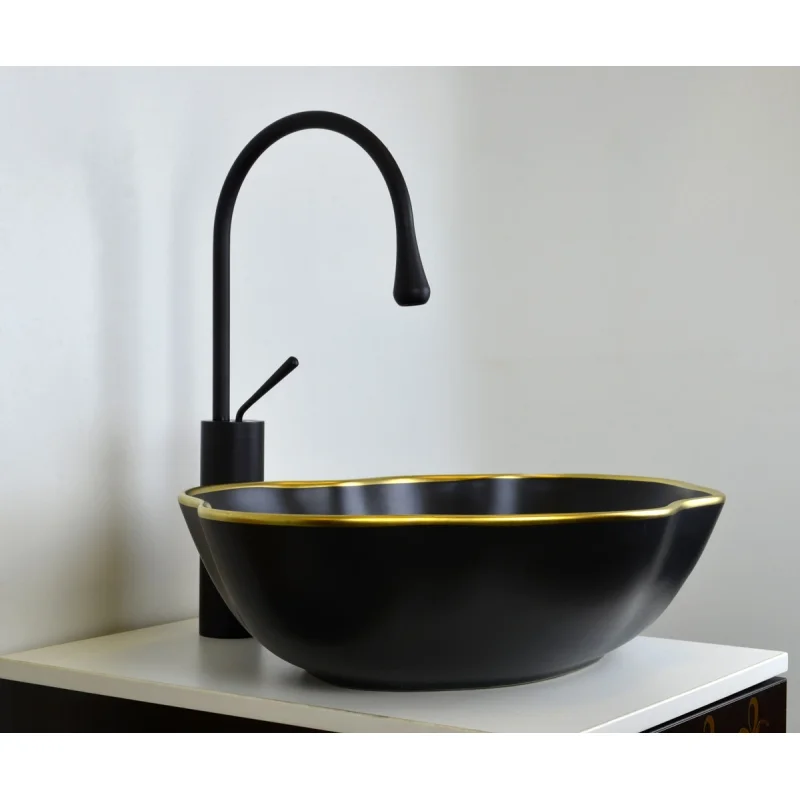 Раковина чаша Bronze de Luxe Black Orchid 1395, черный