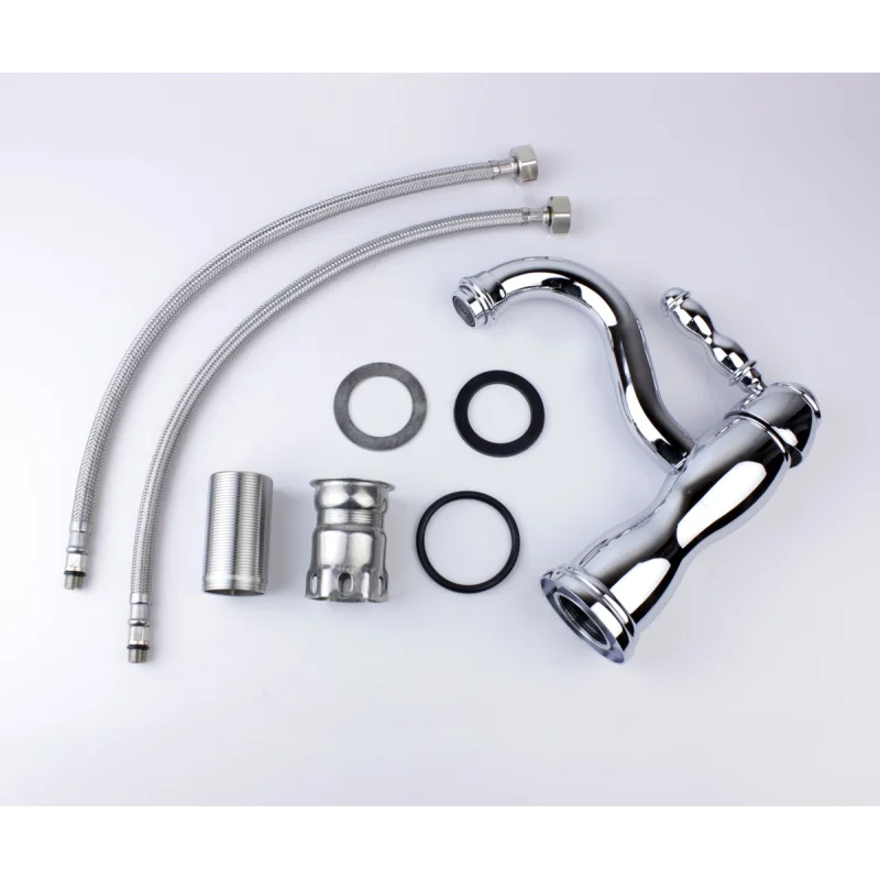 Смеситель для раковины Bronze de Luxe Tiffany 1901CR Хром