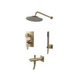 Душевая система Bronze de Luxe 1760'S 6630CG, матово... Душевая система Bronze de Luxe 1760'S 6630CG, матово...