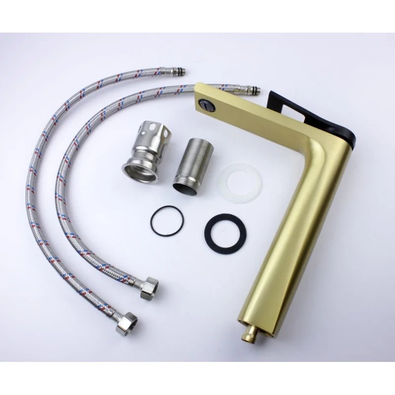 Смеситель для раковины Bronze de Luxe Element EL21GB, матовое золото