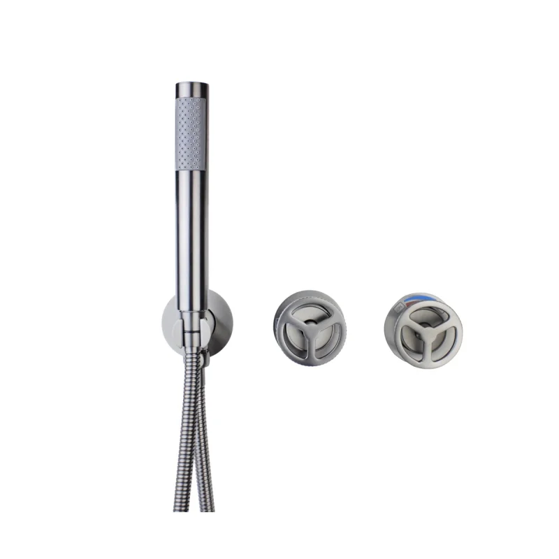 Душевая система встраиваемая Bronze de Luxe LIBERTY 5011GG-F, графит