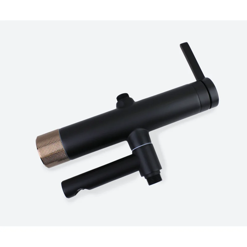 Душевая система Bronze de Luxe Avantgarde 2039RGB Черная Розовое золото