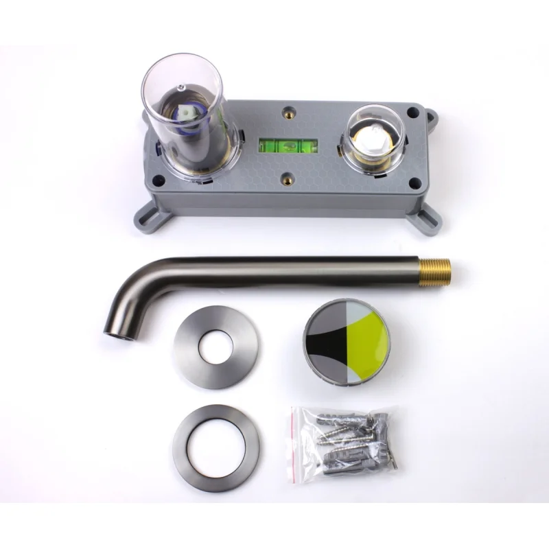 Смеситель Bronze de Luxe OMG, для раковины, цвет графит, 9007GM-Y