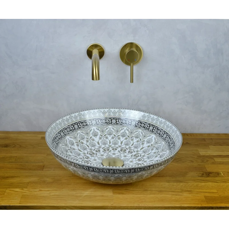 Смеситель скрытого монтажа для раковины Bronze de Luxe Scandi 14511BR, бронза