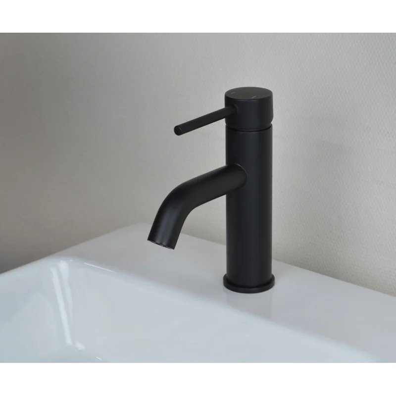 Смеситель для раковины Bronze de Luxe Scandi 1451B Черный матовый