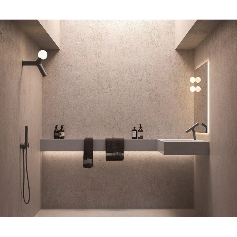 Душевая система Bronze de Luxe Liberty 5011B-L Черная матовая