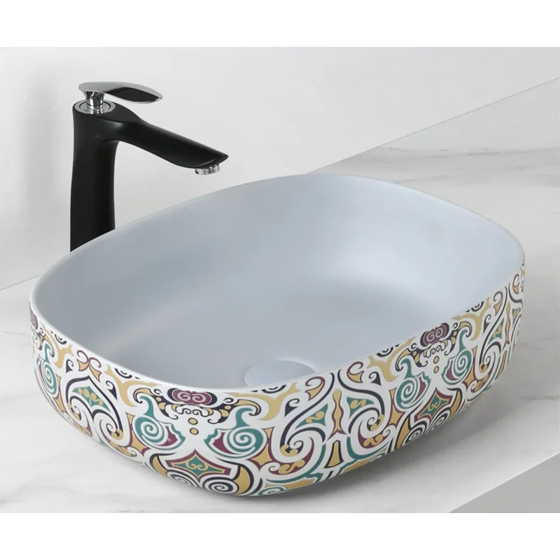 Раковина чаша Bronze de Luxe MURANO 4035, разноцветная