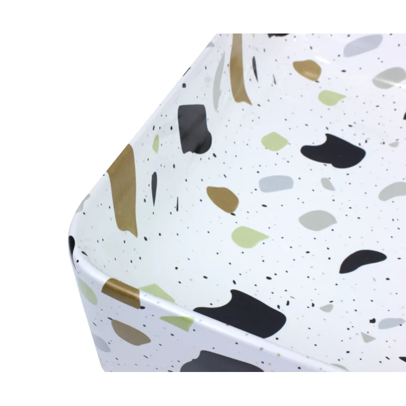 Раковина чаша Bronze de Luxe Терраццо 1061TR, разноцветная