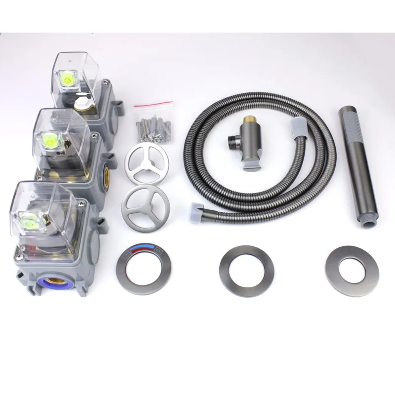 Душевая система Bronze de Luxe Liberty 5011GG-L Графит