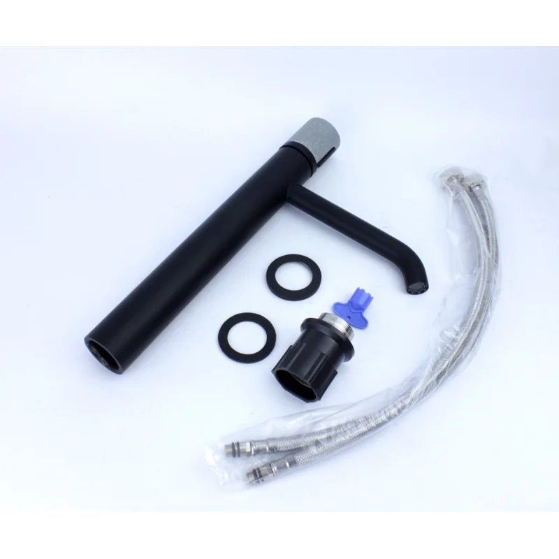 Смеситель для раковины Bronze de Luxe Focus 24615BG, черный матовый