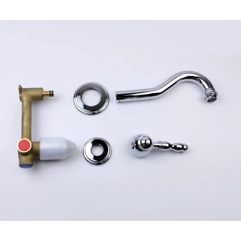 Смеситель скрытого монтажа для раковины Bronze de Luxe Tiffany 1920CR, хром