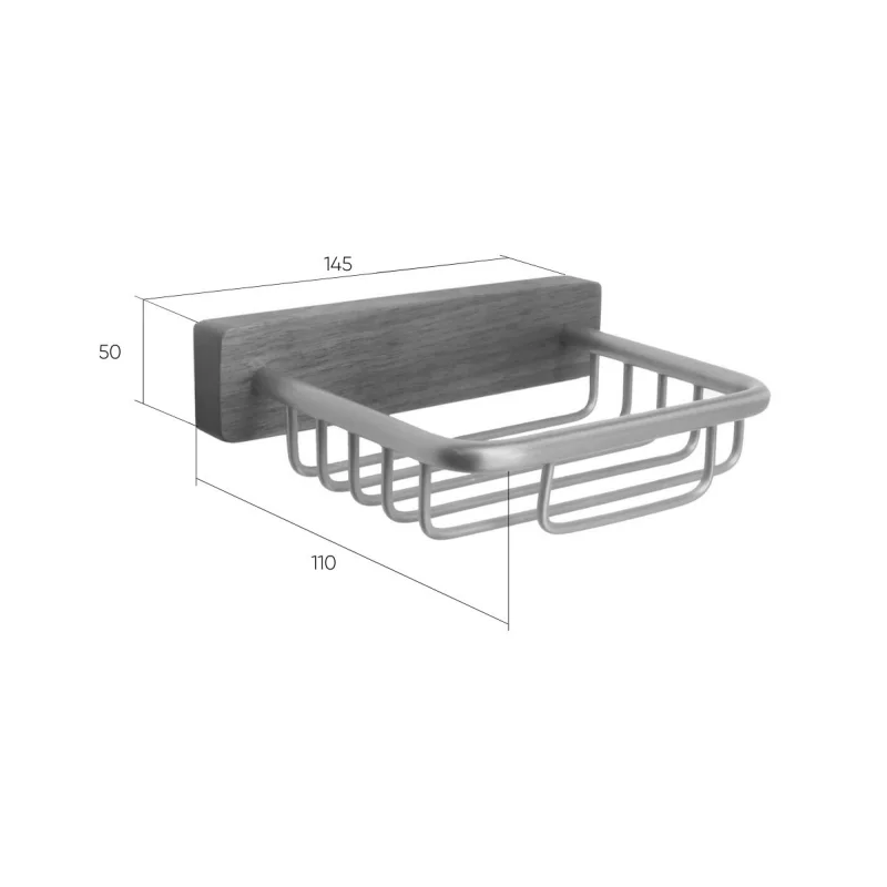 Мыльница Bronze de Luxe Forest 10703G Орех Золото матовое